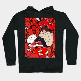 Silent Hurt - Dark Meme, Break Up Artwork Hoodie